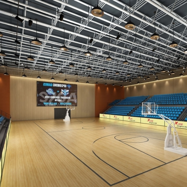 篮球馆3D模型